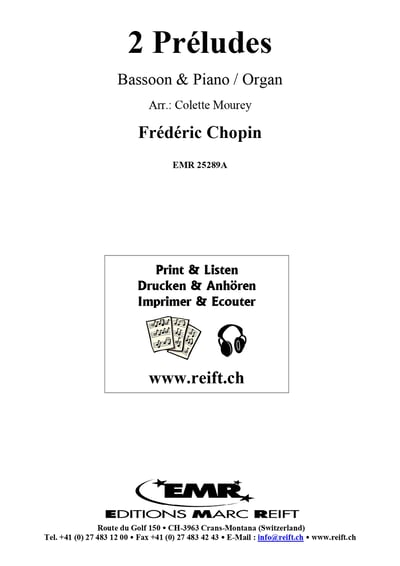 2 Préludes Bassoon & Piano (Organ)2