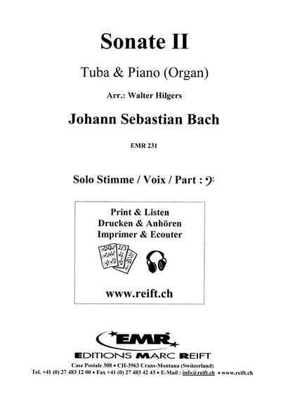 Collection Walter Hilgers Sonate II Tuba & Piano (Organ)2