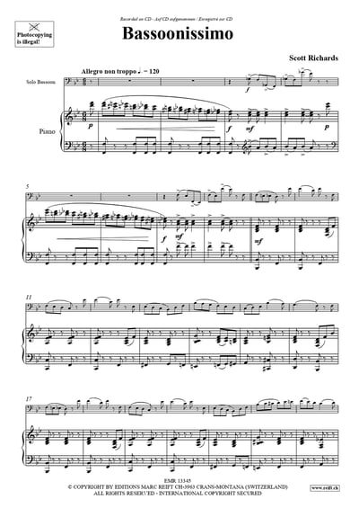 Bassoonissimo Bassoon & Piano4