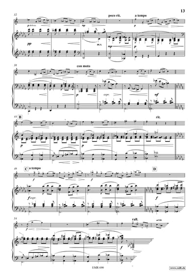 Concert-Poème C Minor Op. 113 Trumpet or Cornet & Piano9