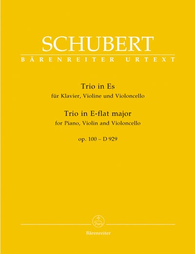 F. Schubert : Trio for Piano, Violin and Violoncello in E-flat major op. 100 D 9291