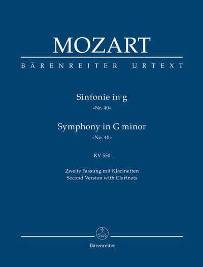 W. A. Mozart : Symphony No. 40 in G min K. 550  莫札特：G小調 第40號交響曲 作品K. 5501