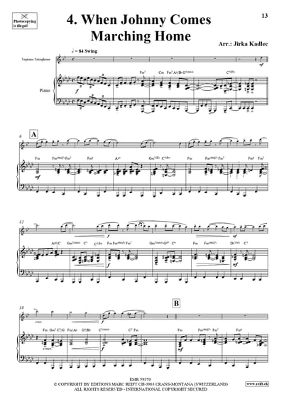 My Soprano Saxophone Collection Volume 9 Soprano Saxophone & Piano8