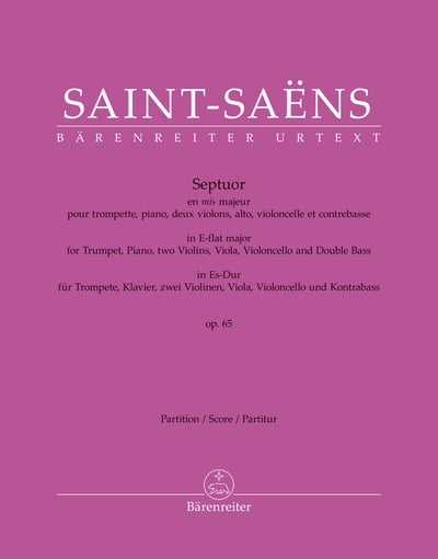 Septuor for Trumpet, Piano, two Violins, Viola, Violoncello and Double Bass in E-flat major op. 651
