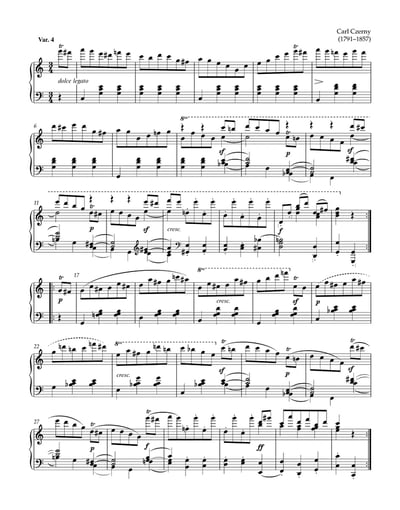 L. v. Beethoven : 33 Variations on a Waltz by A. Diabelli op. 120, "Diabelli Variations"3