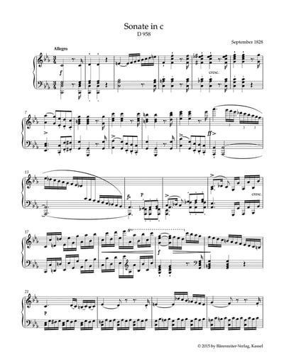 F. Schubert : "Piano Sonatas III Late Sonatas"3