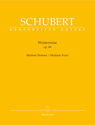 F. Schubert : Winterreise op. 89  for middle voice  舒伯特：冬之旅 作品. 89 for middle voice1