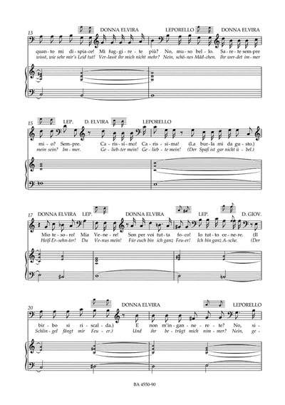 W. A. Mozart : Don Giovanni K. 5273