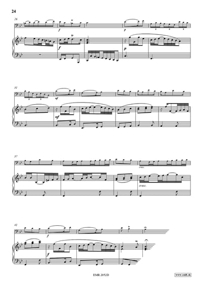 6 Sonatas Bassoon & Piano (Organ)10