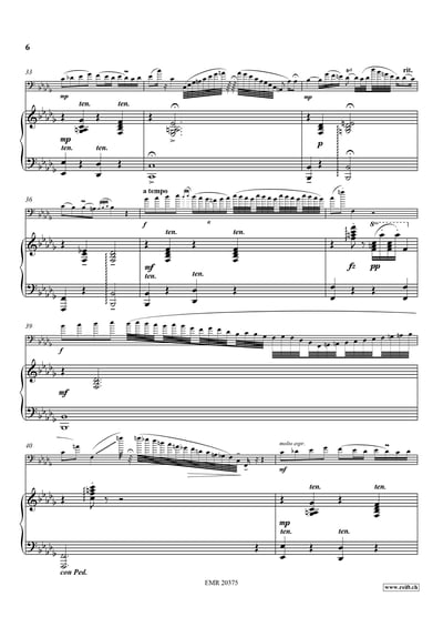 Zigeunerweisen Gipsy Airs / Chansons Tziganes Trombone & Piano7