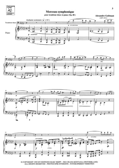 Morceau Symphonique Trombone & Piano4