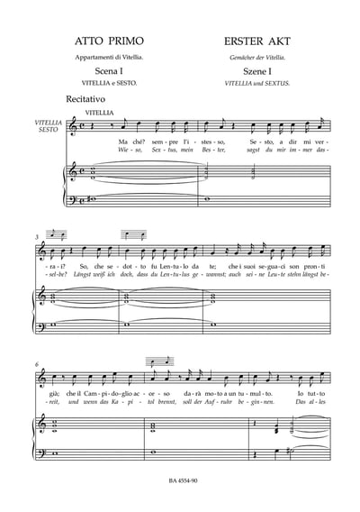 W. A. Mozart : La Clemenza di Tito K. 6213