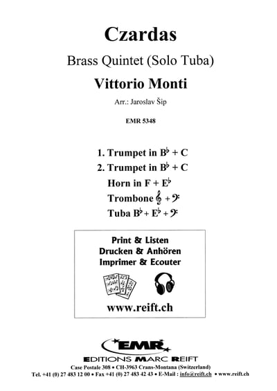 Czardas Brass Quintet (Tuba Solo)2