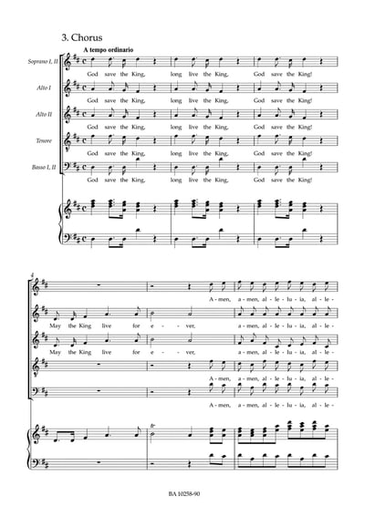 G. F. Handel : "Zadok the Priest HWV 258 Coronation Anthem for Mixed Choir and Orchestra"  韓德爾 : 牧師扎多克3