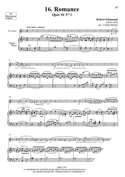 20 Greatest Meditations Trumpet or Cornet & Piano18