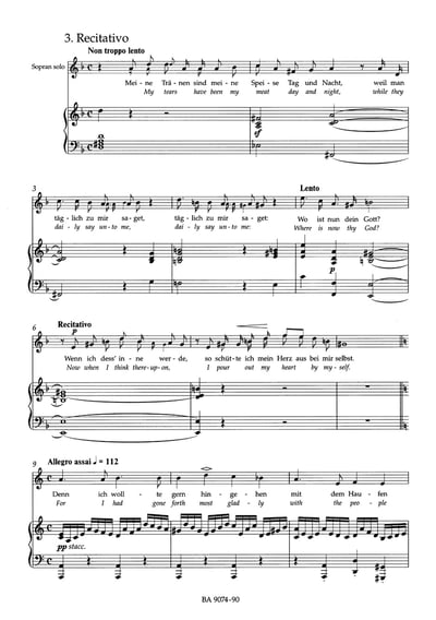 F. Mendelssohn Bartholdy : Psalm 42 op. 423