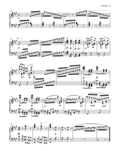 F. Schubert：Piano Sonatas II The Middle Sonata D. 664 D. 784 D. 840 D. 845 D. 850    舒伯特:鋼琴奏鳴曲第二輯 - 中期奏鳴曲3