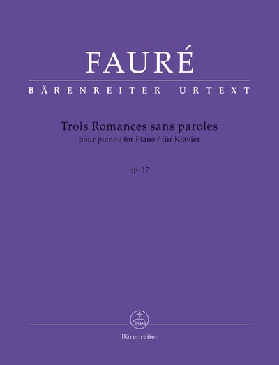 Trois Romances sans paroles for Piano op. 17 N 521