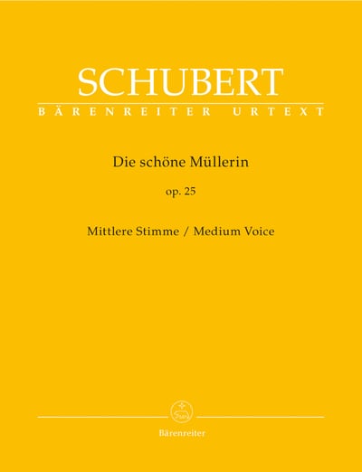 F. Schubert : "Die schoene Muellerin op. 25  for medium voice"  舒伯特：美麗的磨坊少女 作品. 25 for medium voice1