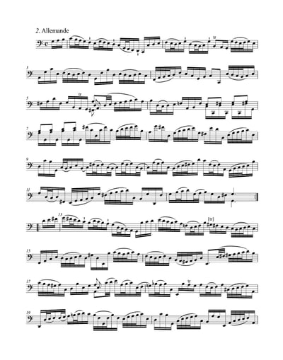 J. S. Bach : Six Suites for Violoncello solo  BWV 1007-1012 Urtext edition with articulation markings Ed. A. Talle3