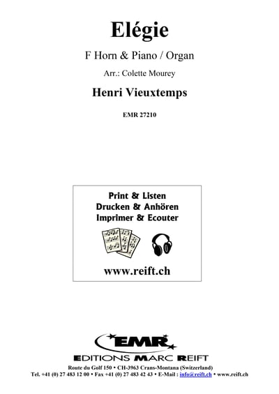 Elégie F Horn & Piano (Organ)2