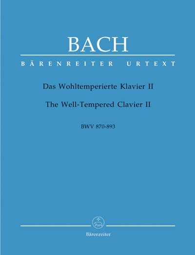 J. S. Bach : Well-Tempered Clavier II BWV 870-8931