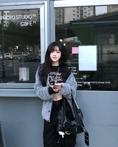 [UNISEX] Fluffy Mood Cardigan (2 color)2