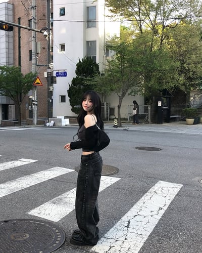 Fade Line Jeans 低腰寬鬆牛仔pt (2 color)4