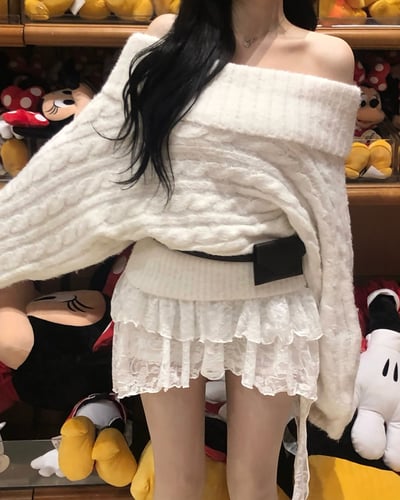 Snow Whisper Knit 露肩nt6