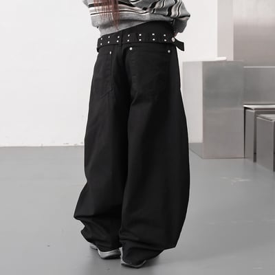 Tuben 孔眼闊腿褲2