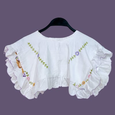 ✿眨眼有電✿ {M0015} 歐式茶巾改製領片4