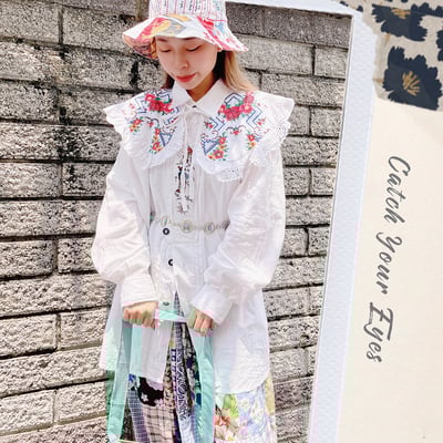 ✿眨眼有電✿ {M0015} 歐式茶巾改製領片1