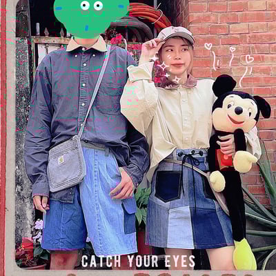 ✿眨眼有電✿ {M0011} 多款-女生穿搭商品（襯衫＋裙子）1