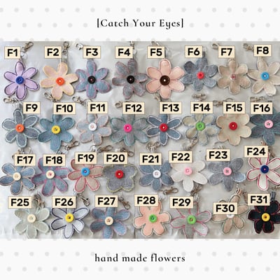 ✿眨眼有電✿ {M0199} 手工花花吊飾/配件1