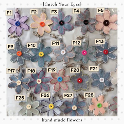 ✿眨眼有電✿ {M0199} 手工花花吊飾/配件3