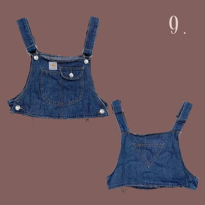 ✿眨眼有電✿ {K0086}  多款-改製吊帶工裝背心11