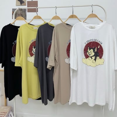 ✿全新選物✿ {A016} 夏日必備！長版側小開岔寬鬆T-shirt(現貨)1