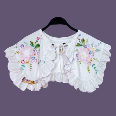 ✿眨眼有電✿ {M0015} 歐式茶巾改製領片3