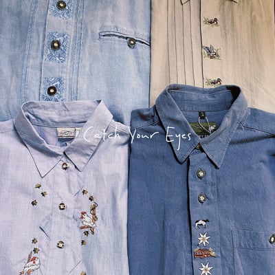 ✿眨眼有電✿ {K0098}  多款巴伐利亞傳統刺繡襯衫2