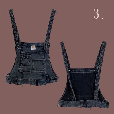 ✿眨眼有電✿ {K0086}  多款-改製吊帶工裝背心5