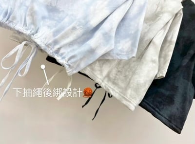 ✿全新選物✿ {A037} 夏日暈染短版抽繩設計感上衣3