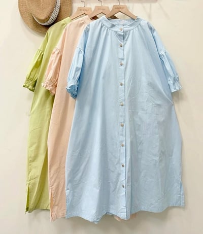 ✿全新選物✿ {A029-30} 鉤織小花罩衫+長版襯衫/洋裝6