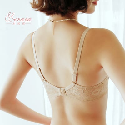 【Miraia米婡雅】柔光蕾絲無痕內衣(軟鋼圈內衣、集中聚攏、24HR無感)7