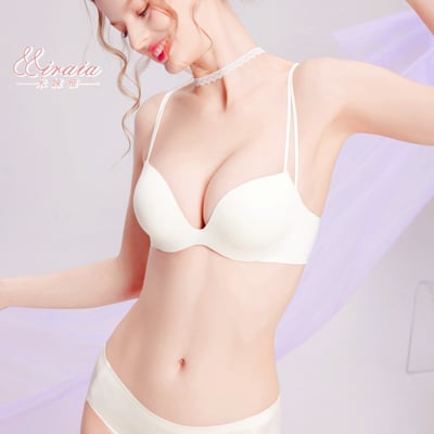 【Miraia米婡雅】圓球杯零著感無痕內衣(軟鋼圈內衣、24HR無感、集中聚攏)2