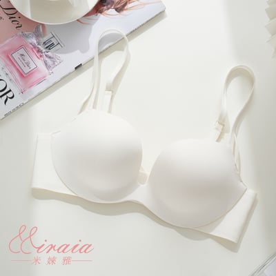 【Miraia米婡雅】圓球杯零著感無痕內衣三色組【經典黑+珍珠白+櫻花粉】(軟鋼圈內衣、24HR無感、集中聚攏)5