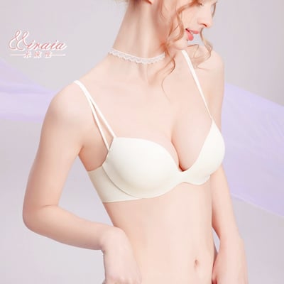 【Miraia米婡雅】圓球杯零著感無痕內衣(軟鋼圈內衣、24HR無感、集中聚攏)3