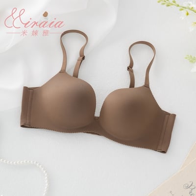 【Miraia米婡雅】美胸聚攏無痕內衣三色組【經典黑+摩卡咖+墨感綠】(無鋼圈內衣、24HR無感、聚攏集中)4
