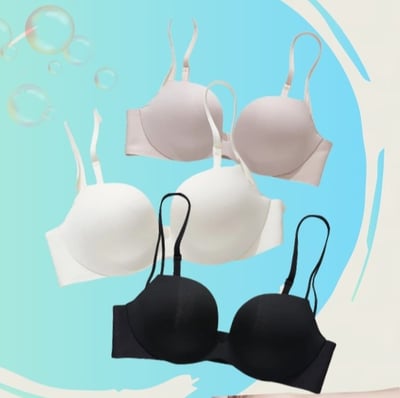 【Miraia米婡雅】圓球杯零著感無痕內衣三色組【經典黑+珍珠白+櫻花粉】(軟鋼圈內衣、24HR無感、集中聚攏)7