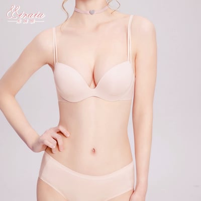 【Miraia米婡雅】圓球杯零著感無痕內衣(軟鋼圈內衣、24HR無感、集中聚攏)7