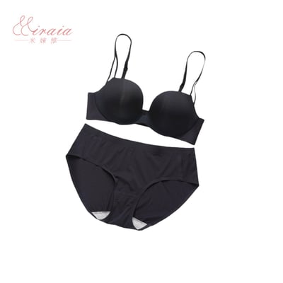 【Miraia米婡雅】圓球杯零著感無痕內衣套裝組(軟鋼圈內衣、24HR無感、集中聚攏)5